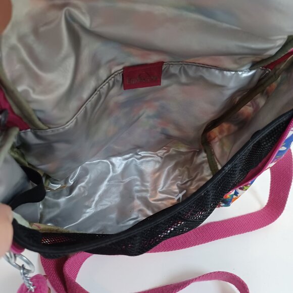 Kipling Lunch Tote Bag Colorful Star Print Insulated - Picture 10 of 16